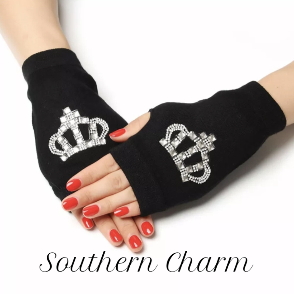 Fingerless Knit Gloves